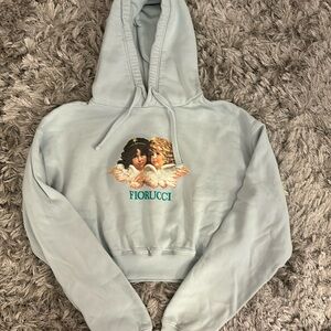 Woman’s Cropped Fiorucci Hoodie